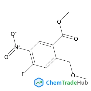 Methyl 4-fluoro-2-(methoxymethyl)-5-nitrobenzoate structure Methyl 4-fluoro-2-(methoxymethyl)-5-nitrobenzoate structure