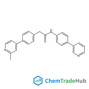 2-(4-(2-methylpyridin-4-yl)phenyl)-N-(4-(pyridin-3-yl)phenyl)acetamide