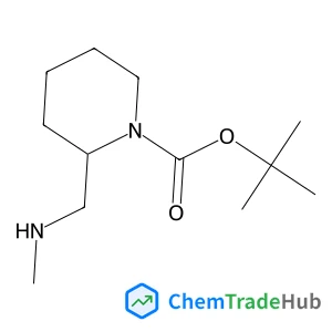 2-Methyl-2-propanyl 2-[(methylamino)methyl]-1-piperidinecarboxylate