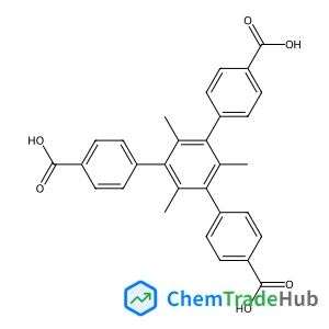4-[3,5-bis(4-carboxyphenyl)-2,4,6-trimethyl-phenyl]benzoic acid