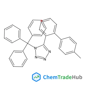 1H-Tetrazole, 5-(4'-methyl[1,1'-biphenyl]-2-yl)-1-(triphenylmethyl)-