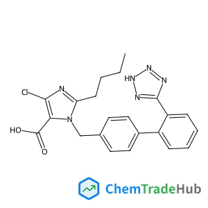2-Butyl-4-chloro-1-{[2'-(1H-tetrazol-5-yl)-4-biphenylyl]methyl}-1H-imidazole-5-carboxylic acid