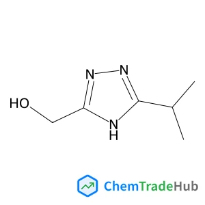 [5-(propan-2-yl)-4H-1,2,4-triazol-3-yl]methanol structure