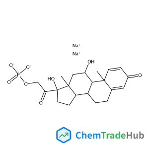Disodium (11beta)-11,17-dihydroxy-3,20-dioxopregna-1,4-dien-21-yl phosphate
