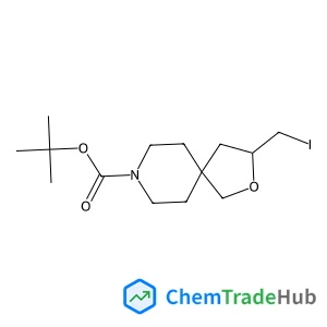 Tert-butyl 3-(iodomethyl)-2-oxa-8-azaspiro[4.5]decane-8-carboxylate