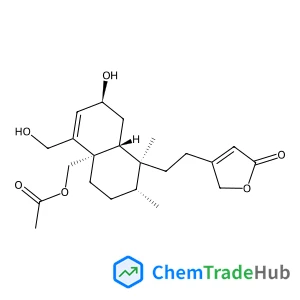 [(1S,2R,4aS,7S,8aR)-7-Hydroxy-5-(hydroxymethyl)-1,2-dimethyl-1-[2-(5-oxo-2,5-dihydro-3-furanyl)ethyl]-1,3,4,7,8,8a-hexahydro-4a(2H)-naphthalenyl]methyl acetate