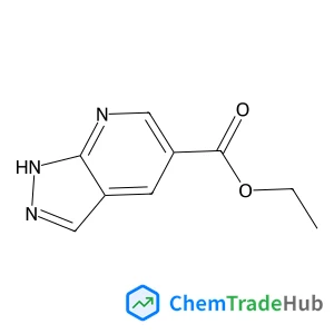 Ethyl 1H-pyrazolo[3,4-B]pyridine-5-carboxylate structure
