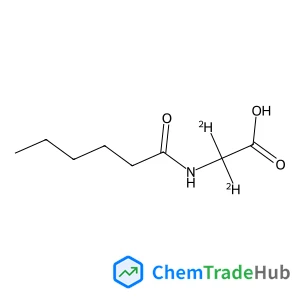 N-Hexanoyl(2,2-~2~H_2_)glycine structure N-Hexanoyl(2,2-~2~H_2_)glycine structure