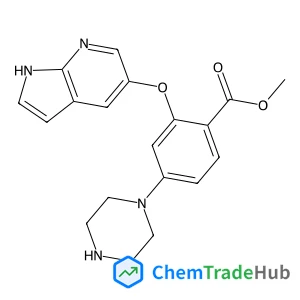 Methyl 4-(1-piperazinyl)-2-(1H-pyrrolo[2,3-b]pyridin-5-yloxy)benzoate