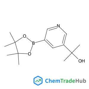 2-(5-(4,4,5,5-Tetramethyl-1,3,2-dioxaborolan-2-yl)pyridin-3-yl)propan-2-ol