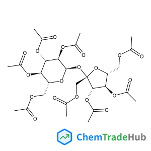 1,3,4,6-Tetra-O-acetyl-beta-D-fructofuranosyl 2,3,4,6-tetra-O-acetyl-alpha-D-glucopyranoside