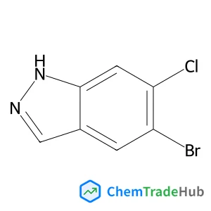 5-Bromo-6-chloro-1H-indazole structure