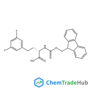 (2S)-4-(3,5-Difluorophenyl)-2-{[(9H-fluoren-9-ylmethoxy)carbonyl]amino}butanoic acid