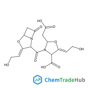 (2R,4R,5Z)-2-(Carboxymethyl)-5-(2-hydroxyethylidene)-3-[(2R,3Z,5R)-3-(2-hydroxyethylidene)-7-oxo-4-oxa-1-azabicyclo[3.2.0]heptane-2-carbonyl]-1,3-oxazolidine-4-carboxylic acid
