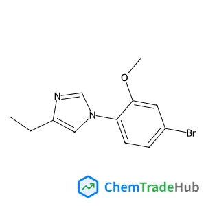 1-(4-Bromo-2-methoxyphenyl)-4-ethyl-1H-imidazole