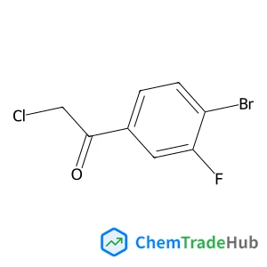 1-(4-Bromo-3-fluorophenyl)-2-chloroethanone 1-(4-Bromo-3-fluorophenyl)-2-chloroethanone