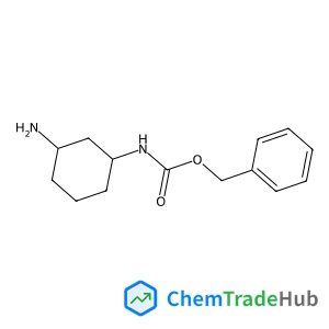 Benzyl ((1R,3S)-3-aminocyclohexyl)carbamate structure