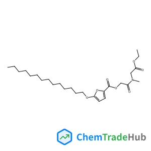 2-[(2-Ethoxy-2-oxoethyl)(methyl)amino]-2-oxoethyl 5-(tetradecyloxy)-2-furoate