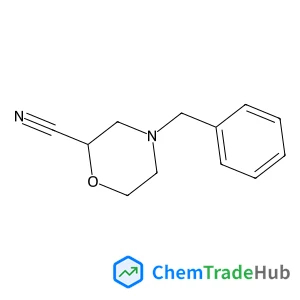 4-Benzyl-2-morpholinecarbonitrile
