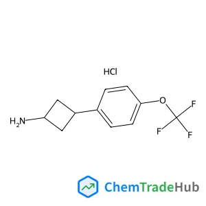 3-[4-(Trifluoromethoxy)phenyl]cyclobutanamine hydrochloride (1:1)