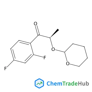 (2R)-1-(2,4-DIFLUOROPHENYL)-2-[(TETRAHYDRO-2H-PYRAN-2-YL)OXY]-1-PROPANONE