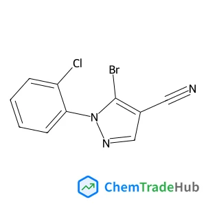 5-Bromo-1-(2-chlorophenyl)-1H-pyrazole-4-carbonitrile