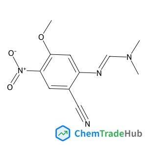 N'-(2-Cyano-5-methoxy-4-nitrophenyl)-N,N-dimethylimidoformamide