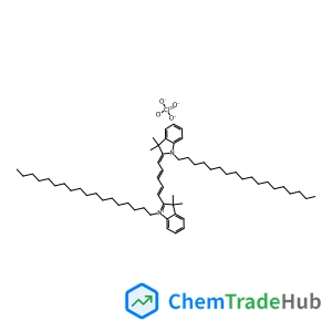 2-[(1E,3E,5E)-5-(3,3-Dimethyl-1-octadecyl-1,3-dihydro-2H-indol-2-ylidene)-1,3-pentadien-1-yl]-3,3-dimethyl-1-octadecyl-3H-indolium perchlorate
