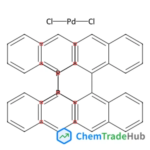 Palladium, [(1S)-[1,1'-binaphthalene]-2,2'-diylbis[diphenylphosphine-κP]]dichloro-, (SP-4-2)-