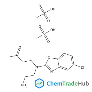 4-[(2-Aminoethyl)(5-chloro-1,3-benzoxazol-2-yl)amino]-2-butanone methanesulfonate (1:2)