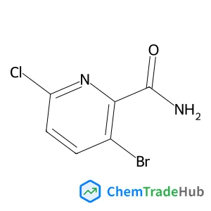 3-Bromo-6-chloropicolinamide structure 3-Bromo-6-chloropicolinamide structure