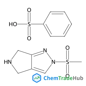 2-(Methylsulfonyl)-2,4,5,6-tetrahydropyrrolo[3,4-c]pyrazole benzenesulfonate