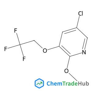 5-Chloro-2-methoxy-3-(2,2,2-trifluoroethoxy)pyridine 5-Chloro-2-methoxy-3-(2,2,2-trifluoroethoxy)pyridine