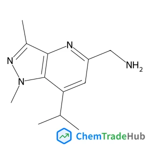 (1,3-DIMETHYL-7-PROPAN-2-YLPYRAZOLO[4,3-B]PYRIDIN-5-YL)METHANAMINE