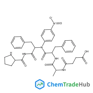succinimidyl-alanyl-phenylalanyl-prolyl-phenylalanine 4-nitroanilide succinimidyl-alanyl-phenylalanyl-prolyl-phenylalanine 4-nitroanilide