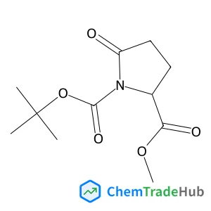2-Methyl 1-(2-methyl-2-propanyl) (2R)-5-oxo-1,2-pyrrolidinedicarboxylate 2-Methyl 1-(2-methyl-2-propanyl) (2R)-5-oxo-1,2-pyrrolidinedicarboxylate