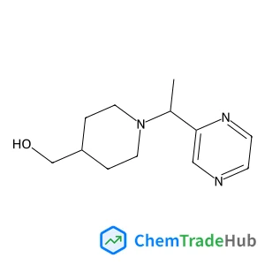 (1-(1-(PYRAZIN-2-YL)ETHYL)PIPERIDIN-4-YL)METHANOL