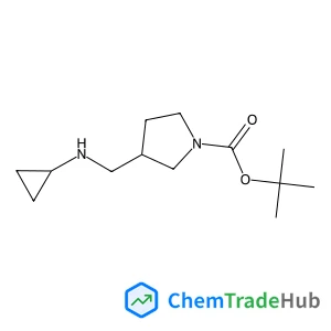 2-Methyl-2-propanyl 3-[(cyclopropylamino)methyl]-1-pyrrolidinecarboxylate