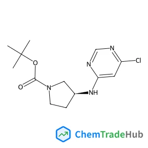 2-Methyl-2-propanyl (3S)-3-[(6-chloro-4-pyrimidinyl)amino]-1-pyrrolidinecarboxylate