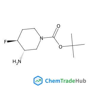 2-Methyl-2-propanyl (3S,4S)-3-amino-4-fluoro-1-piperidinecarboxylate
