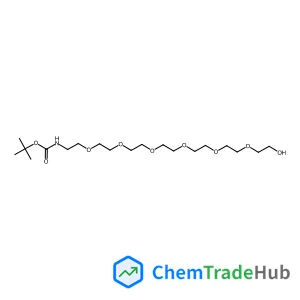 2-Methyl-2-propanyl (20-hydroxy-3,6,9,12,15,18-hexaoxaicos-1-yl)carbamate