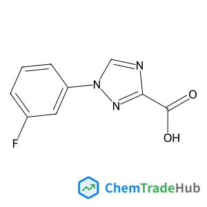 1-(3-Fluorophenyl)-1H-1,2,4-triazole-3-carboxylic acid structure