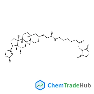 (3beta,5beta,12beta)-3-[2-({6-[(2,5-Dioxo-1-pyrrolidinyl)oxy]-6-oxohexyl}amino)-2-oxoethoxy]-12,14-dihydroxycard-20(22)-enolide