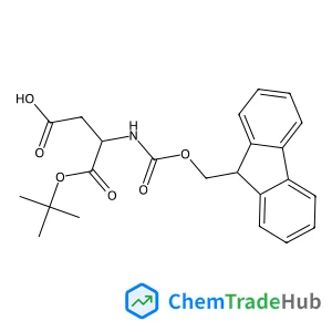 (3S)-3-{[(9H-Fluoren-9-ylmethoxy)carbonyl]amino}-4-[(2-methyl-2-propanyl)oxy]-4-oxobutanoic acid