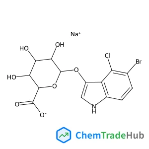 Sodium 5-bromo-4-chloro-1H-indol-3-yl beta-D-glucopyranosiduronate Sodium 5-bromo-4-chloro-1H-indol-3-yl beta-D-glucopyranosiduronate