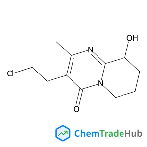 3-(2-Chloroethyl)-9-hydroxy-2-methyl-6,7,8,9-tetrahydro-4H-pyrido[1,2-a]pyrimidin-4-one