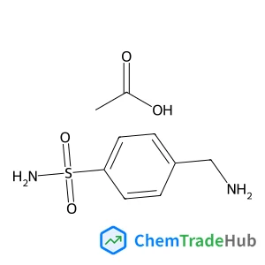 4-(Aminomethyl)benzenesulfonamide acetate (1:1)