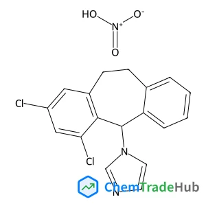 1-(2,4-Dichloro-10,11-dihydro-5H-dibenzo[a,d][7]annulen-5-yl)-1H-imidazole nitrate (1:1)