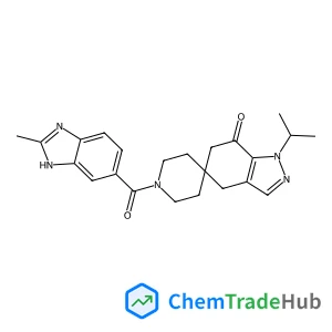 1-Isopropyl-1'-[(2-methyl-1H-benzimidazol-6-yl)carbonyl]-1,4-dihydrospiro[indazole-5,4'-piperidin]-7(6H)-one