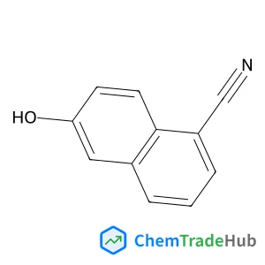 6-Hydroxy-1-naphthonitrile structure